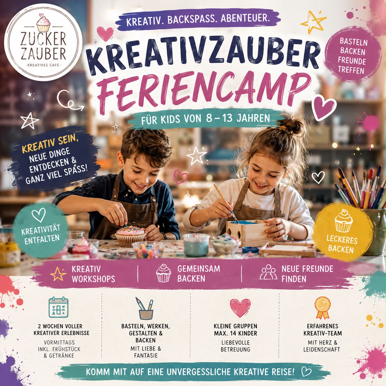 Kreativzauber Feriencamp im Café