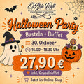 Halloween-Basteln und Gruselbuffet am 30. Oktober