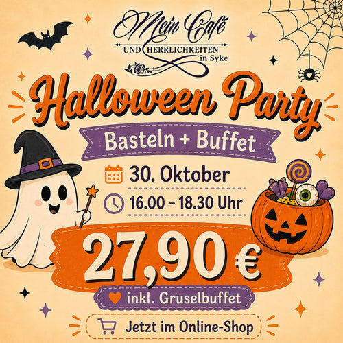 Halloween-Basteln und Gruselbuffet am 30. Oktober