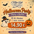 Halloween-Gruselparty und Buffet am 30. Oktober